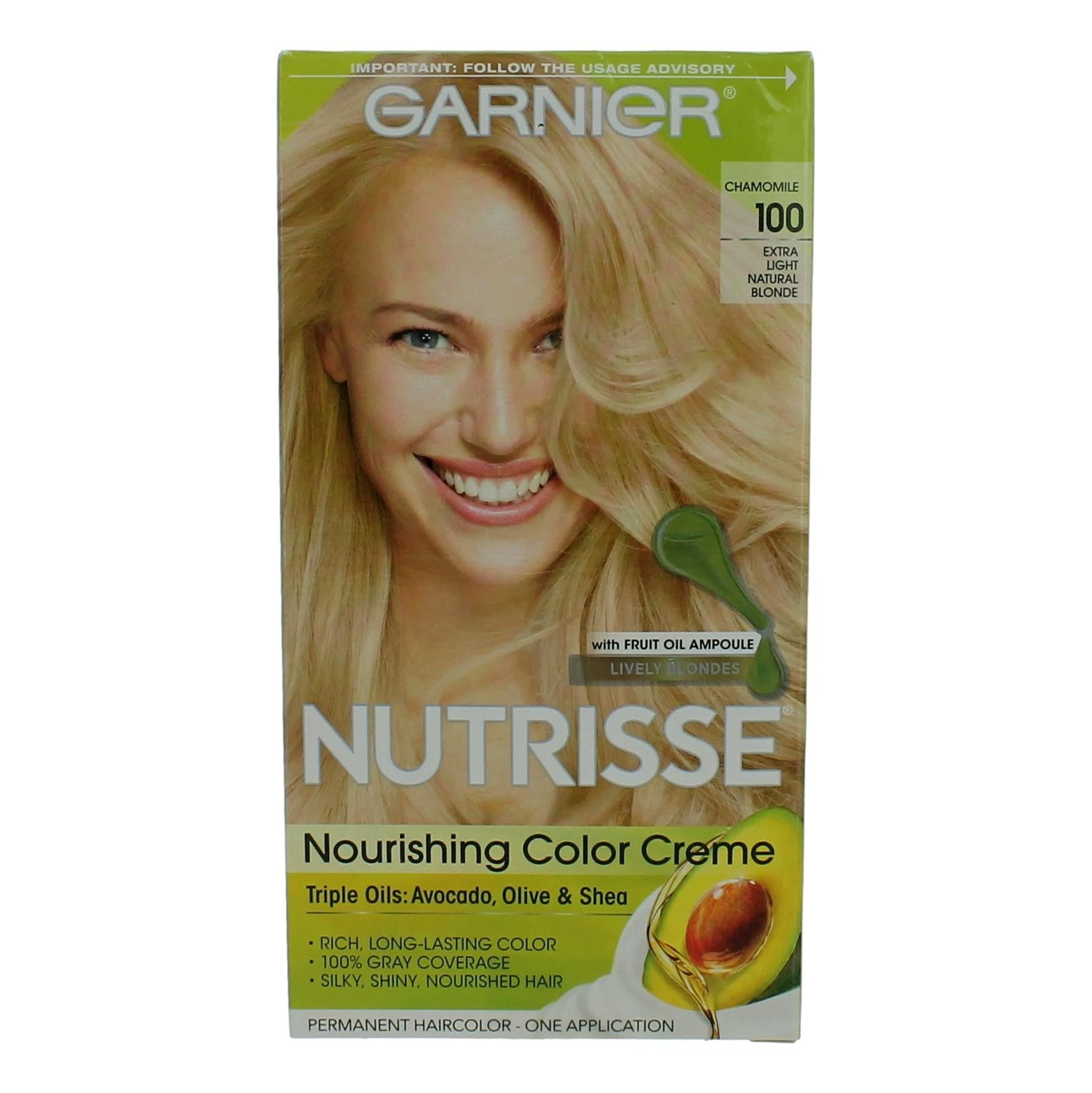 Photo of Garnier Hair Color Nutrisse Coloring Creme by Garnier, Hair Color- Chamomile 100